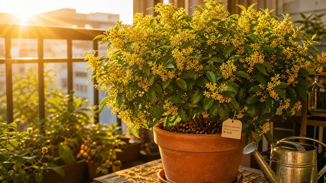 米兰绿植盆栽怎么养才开花？晒足太阳浇对水是关键