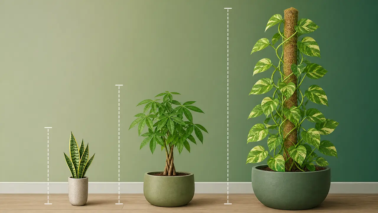 盆栽绿植高矮由什么决定？按成株上限反推盆径再买苗
