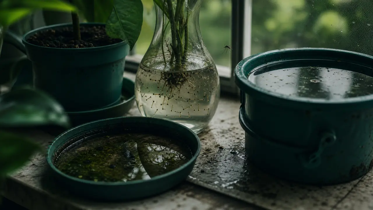 室内绿植蚊子从哪来？盯死三处积水，两周就能断根