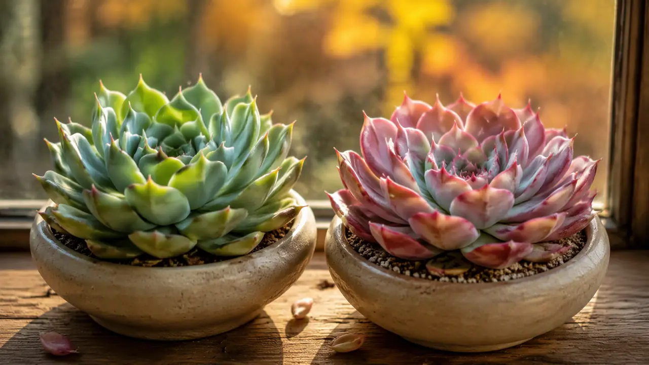 多肉绿植图片怎么挑？一张出状态对照表帮你看懂色差