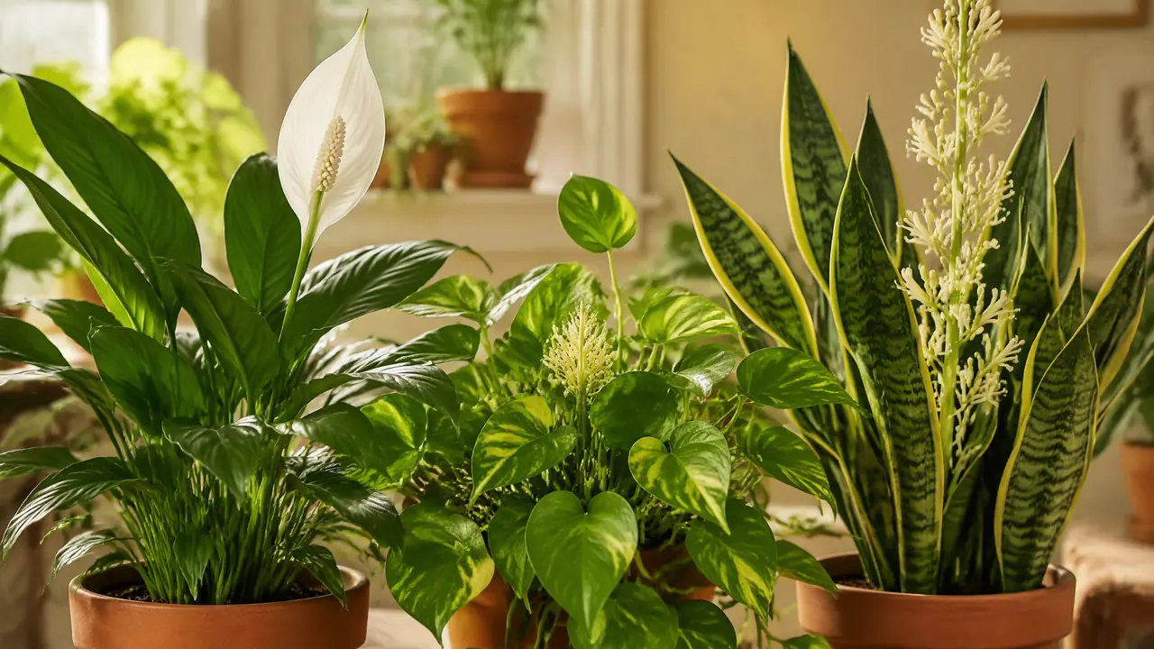 绿植开花图片及名称：白掌绿萝虎皮兰开花长什么样，不开花正常吗